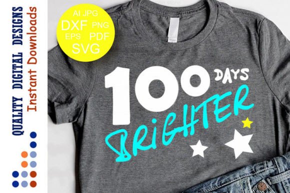100 Days Brighter Svg School Shirt Review
