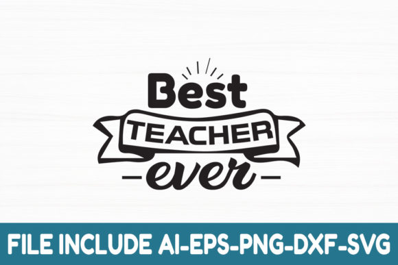 Best Teacher Ever. Embroidery Design Review