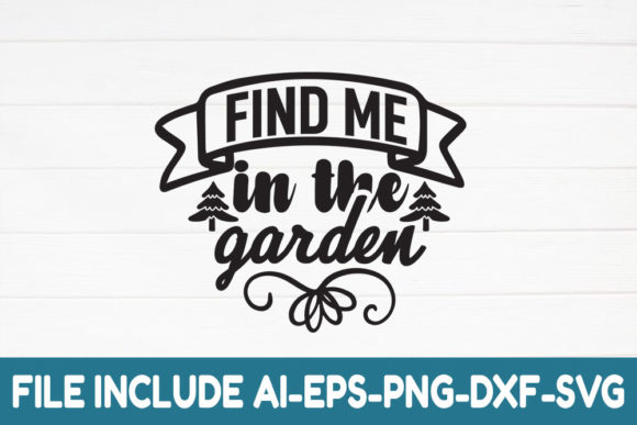 Find Me in the Garden: Graphics and Crafts