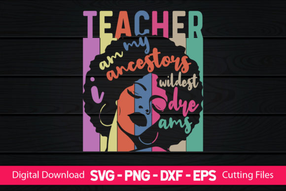 Funny Black Teacher Gifts Graphics