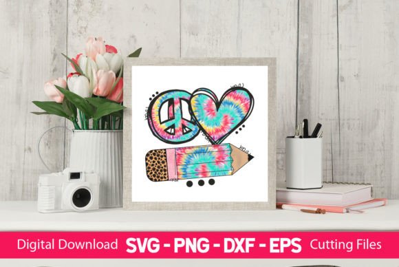 Peace Love School Sublimation Graphics and Crafts