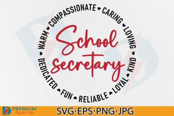 School Secretary SVG – A Unique Graphic Design Asset for Crafts and Branding