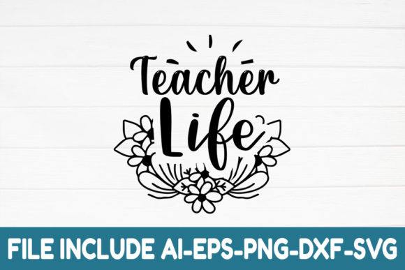 Teacher Life: Graphics and Crafts for Digital Sellers