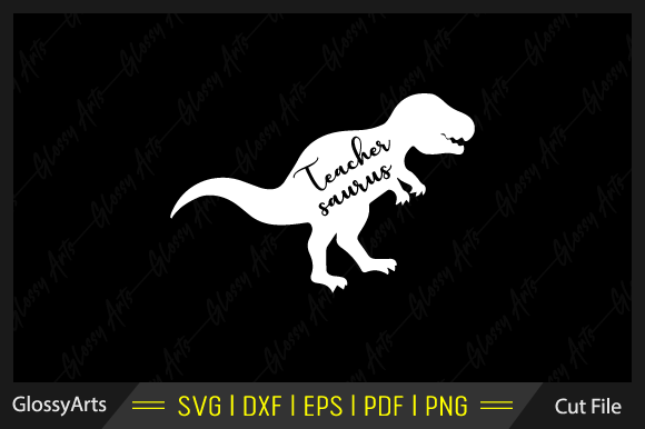 Teacher Saurus SVG: A Versatile Graphic Design Asset for Crafts and Branding